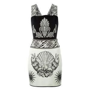 Fausto Puglisi - Shell-intarsia Stretch-Knit Dress - IT 44